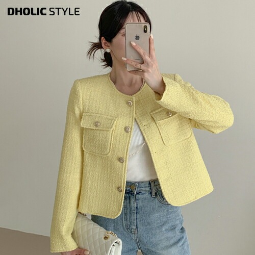 [メガ割りSALE]ROSE PEAKツイードジャケット・p504926 8,110円