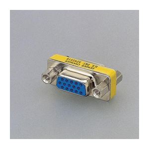(まとめ)エレコム 超小型アダプタ AD-HD15F(×5セット)