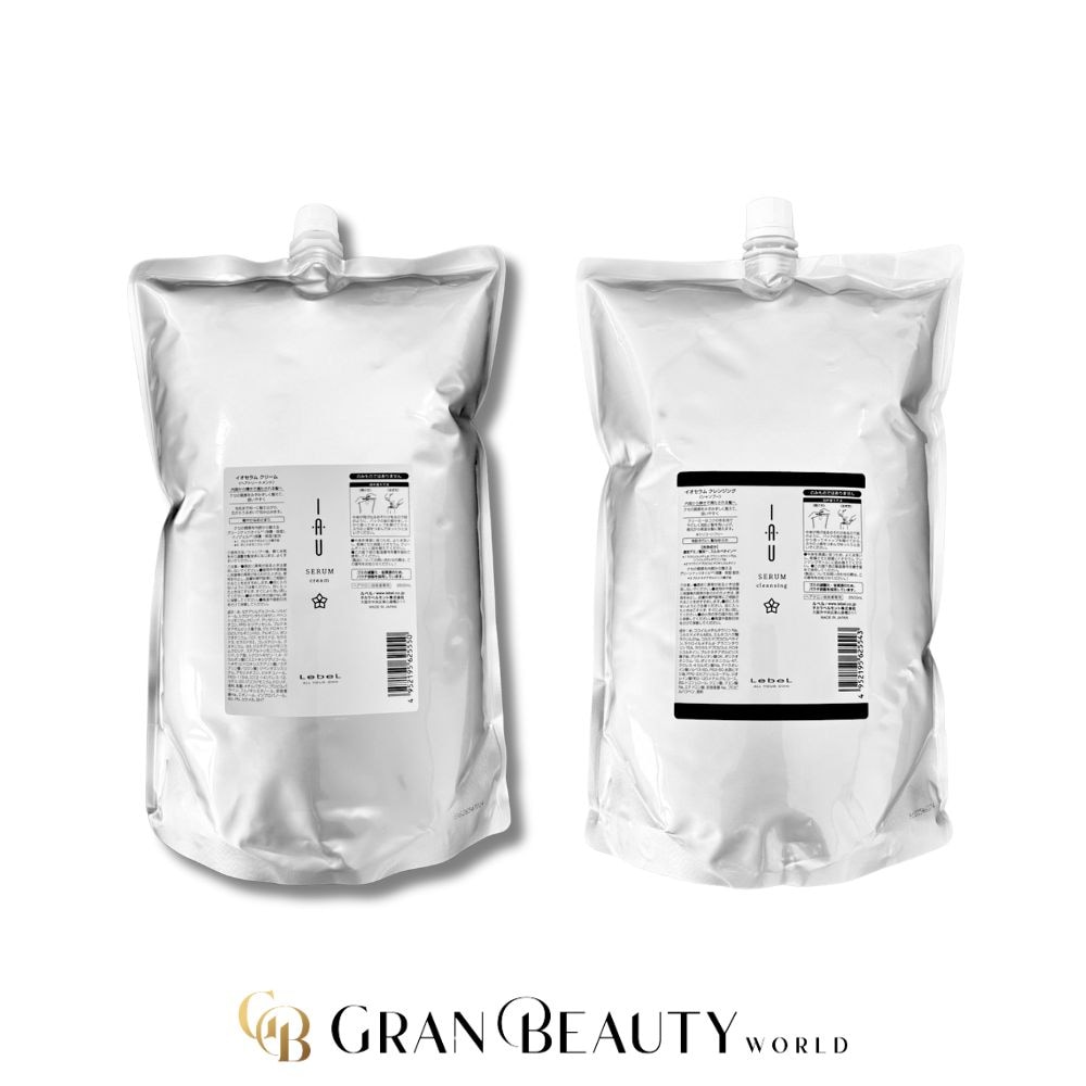 ルベル イオセラム クレンジング＆クリーム 2500ml シャンプー＆トリートメント 詰め替え セット ヘアケア