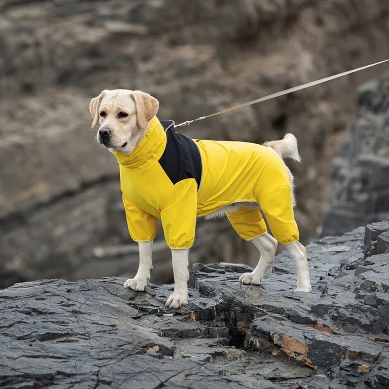 防水犬のレインコート,防stormコート,ペット服,ラブラドール,金色の再レバー,シバlu,4フィート,中および大