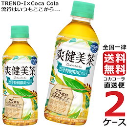 爽健美茶 PET 300ml 2ケース × 24本 合計 48本 送料無料 コカコーラ社直送 最安挑戦