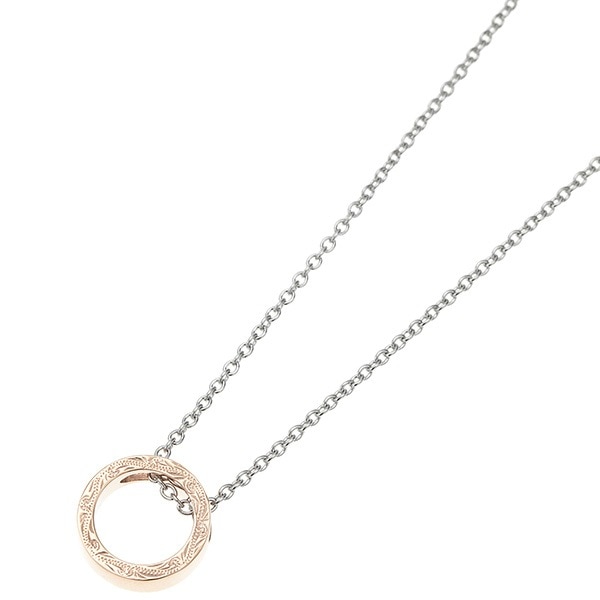 レディースネックレス ペンダント サージカルステンレス 低アレルギー ミニリング　ベビーリング ハワイアンジュエリー オシャレ キュート デイリー ローズゴールド 繊細な彫加工 人気