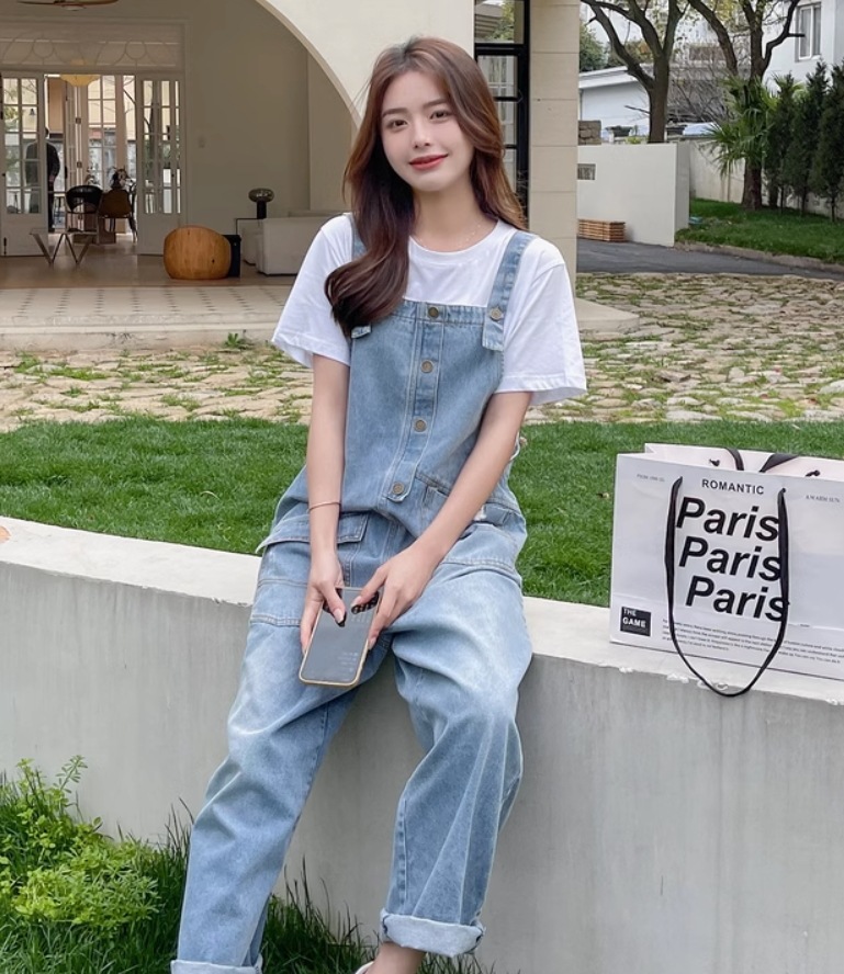 ボトムス デート モテアイテム サロペット デニム メンズライク コットン 大人可愛い きれいめ 上品 おしゃれ かっこいい 大人可愛い ラブリー キュート ガーリー クール モード系 セクシー 9,329円