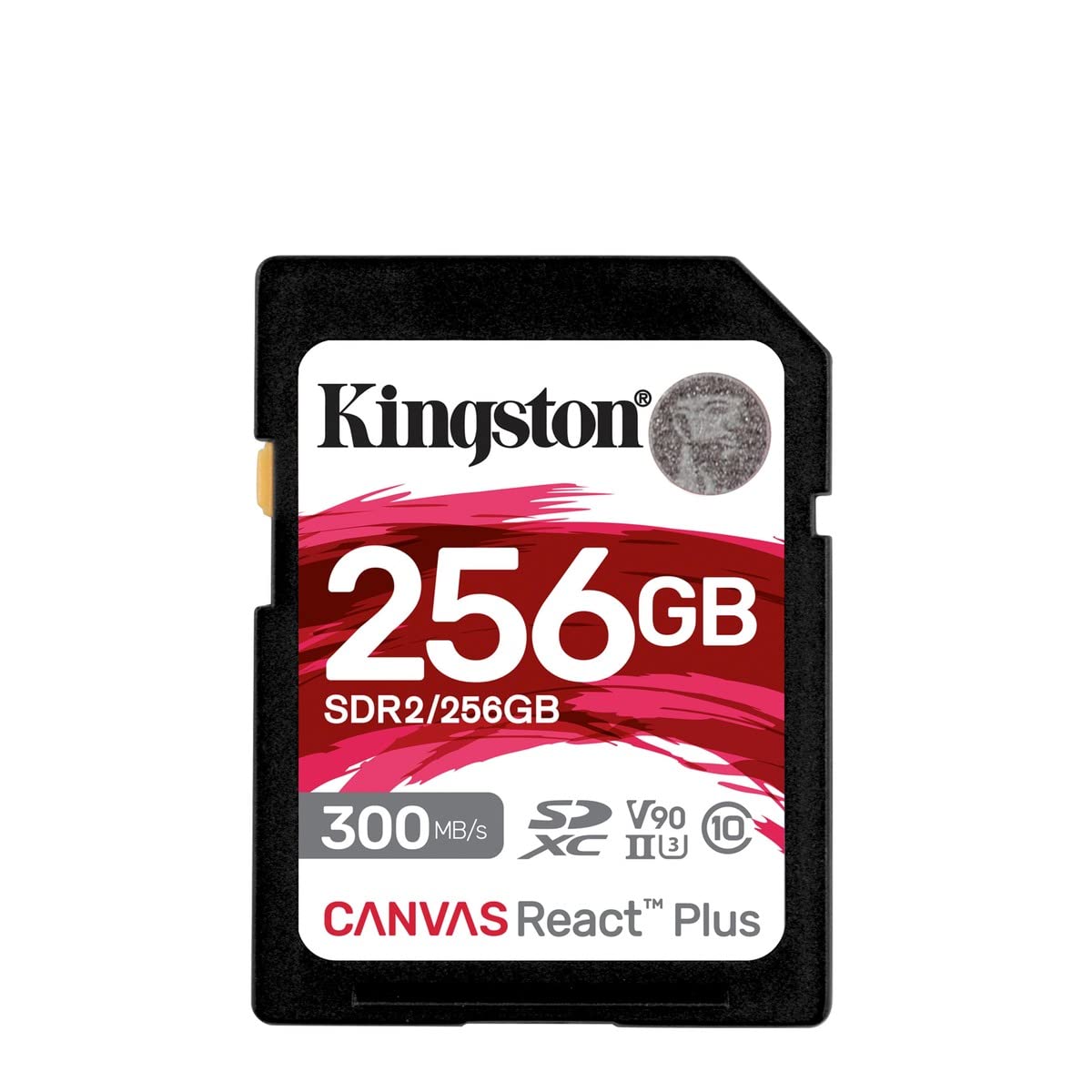キングストン SDXCカード 256GB 最大300MB/s UHS-II V90 4K 8K Canvas React Plus SDR2/2