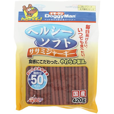他サイト： ドギーマンハヤシ ヘルシーソフトササミ ４２０ｇの商品画像