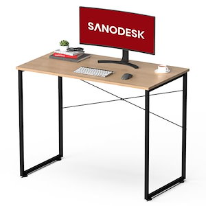 色：メイプル サイズ：100*60cm SANODESK デスク パソコンデスク 幅80Ｘ奥行き50