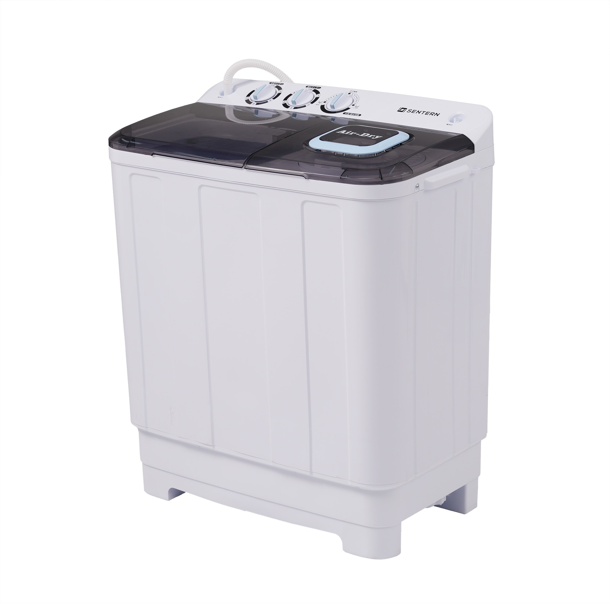 【国内出荷】二槽式洗濯機 縦型洗濯機 洗濯7kg/脱水槽4.5kg 大容量 タイマー機能付き コンパクト 小型洗濯機 節電 二槽式洗濯機 まとめ洗い 部屋干し 引越し 家庭用 家電 新生活-1 16,545円