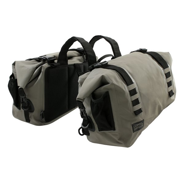 バイク用 ターポリンサイドバッグ 容量40L 片側20L /ストームカーキ DBT393-KH