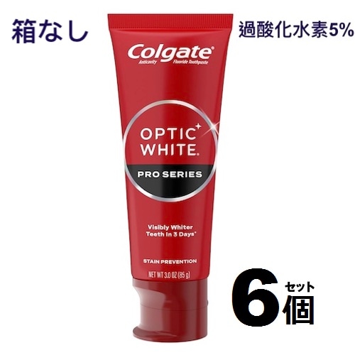 【６個セット】オプティックホワイト プロ 過酸化水素5%配合 歯磨き粉 85g