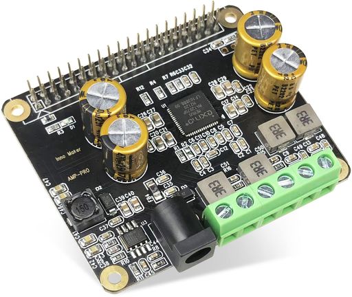 RPIオーディオアンプ2X80W ピーク出力D級ハイファイAMP PROキャップ192KHZ/24BIT MA12070PVOLUMIOMOODERASPBIANLIBREELEC