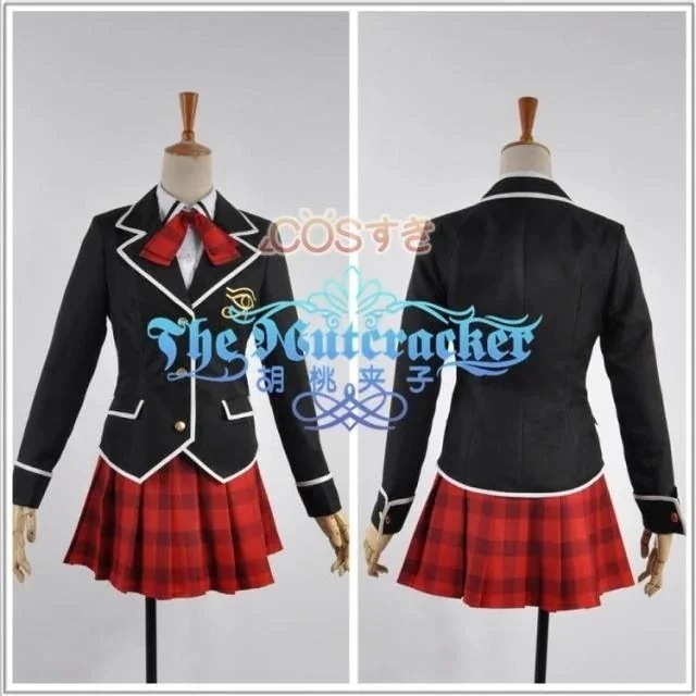 TRINITY SEVENトリニティセブン7人の魔書使い 春日 聖 山奈 ミラ 制服 コスプレ衣装 高品質 新品 Cosplay アニメ