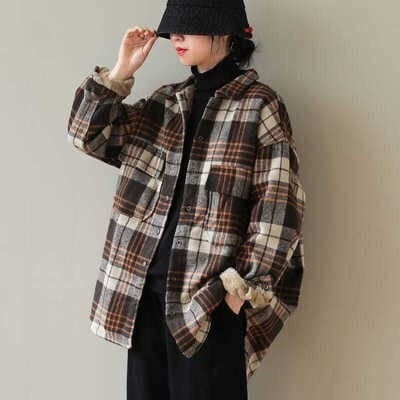 トップス アウターシャツ 長袖 ドロップショルダー 襟付き シャツカラー 厚め ボタン オーバーサイズ ビッグシルエット 美ライン ニュアンス 前開き 起毛 カラバリ リラックス かわいい 大人可愛い