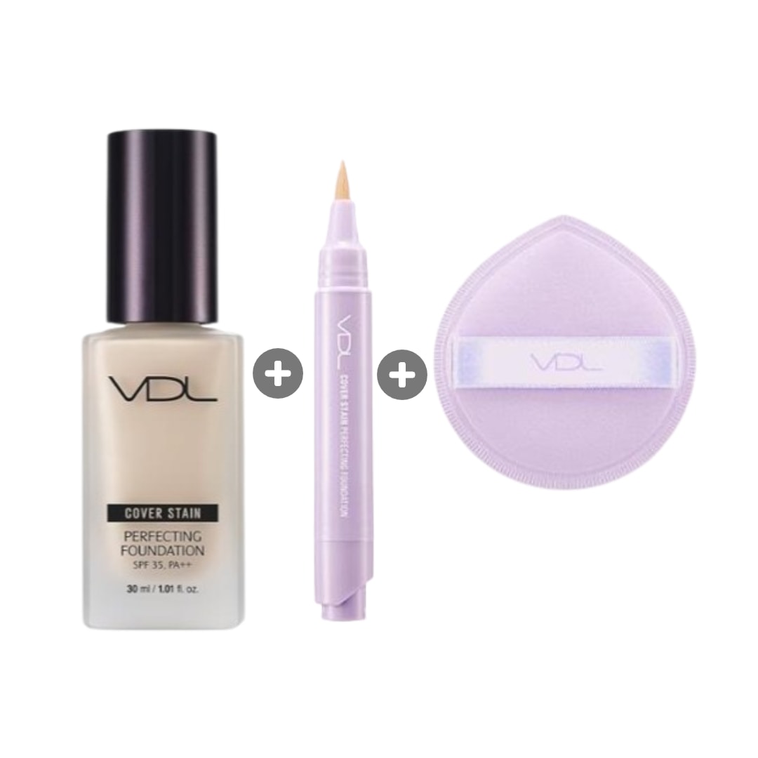 【企画商品】カバーステイン パーフェクティング ファンデーション 30ml (+携帯用ファンデーション + パフ)