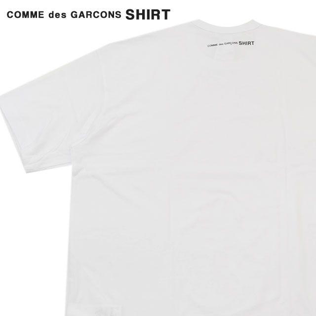 コムデギャルソンコムデギャルソン シャツ COMME des GARCONS SHIRT Back Logo Oversized Logo T-Shirt WHITE 200-009125-040