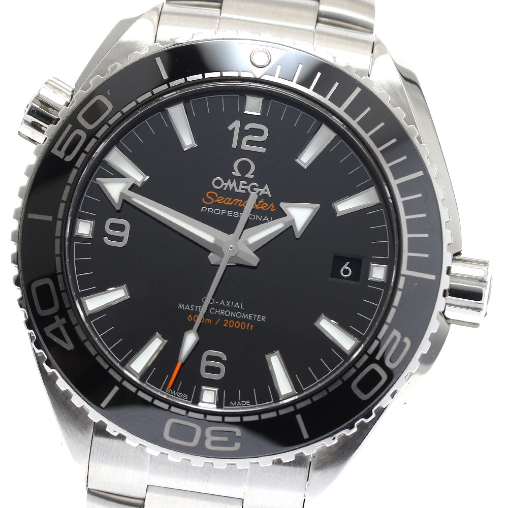 オメガ OMEGA 215.30.44.21.01.001 シーマスター プラネットオーシャン600M マスタークロノメーター デイト 自動巻き メンズ _890119【中古】