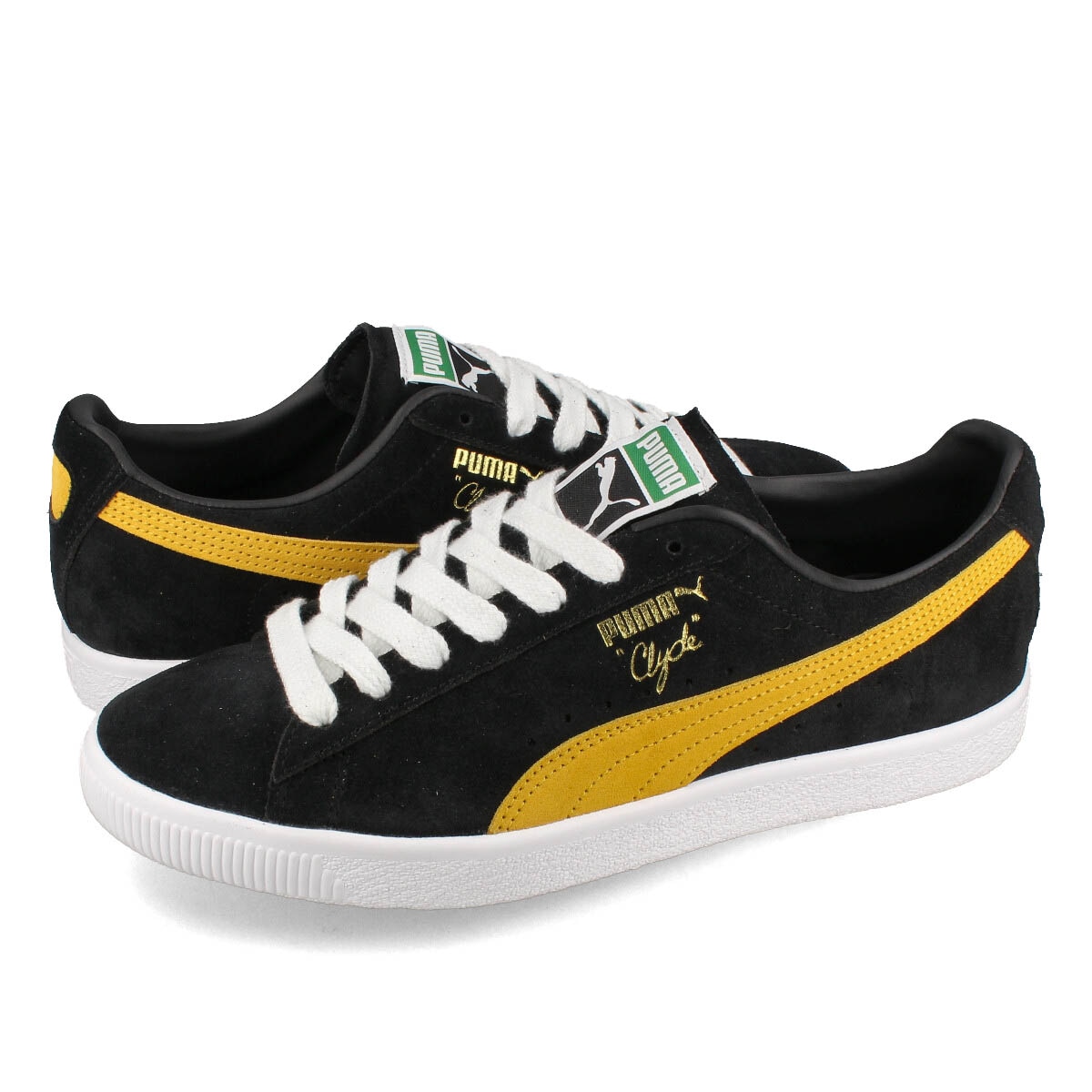 PUMA CLYDE OG BLACK/YELLOW SIZZLE