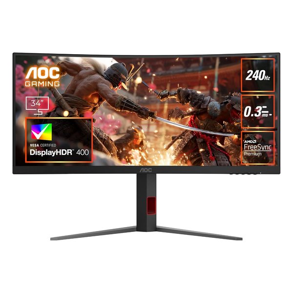 34インチ曲面ウルトラワイドゲーミングモニター 240Hz Fast VA CU34G4Z/11