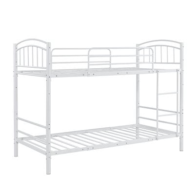 【ホワイト】チール 耐震 ベッド シングル 分離可能 パイプベッド パイプ金属製 ホワイト】チール 耐震 ベッド シングル 分離可能 パイプベッド パイプ