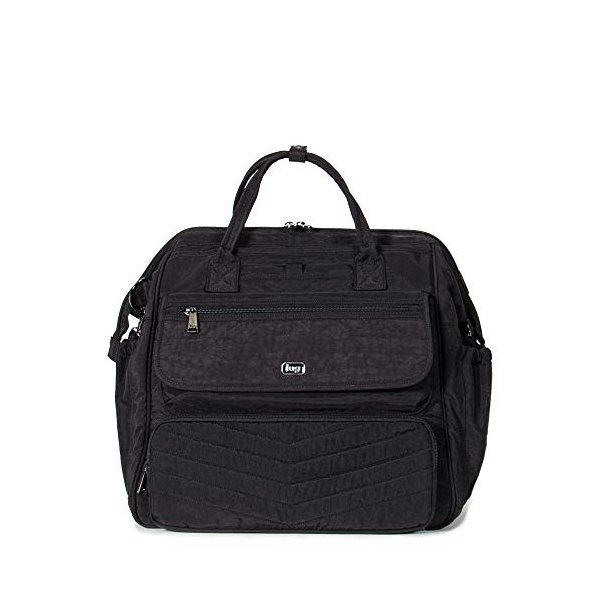 Lug Women s Via Travel Duffel Bag， Shimmer Black， One Size 並行輸入品