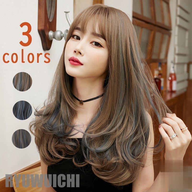 ウィッグ ゆるふわ ロング カール フルウィッグ 自然 小顔効果 ウイッグ グラデーション ゆるふわ カール 巻き髪 コスプレ つけ毛 かつら レディース 女性