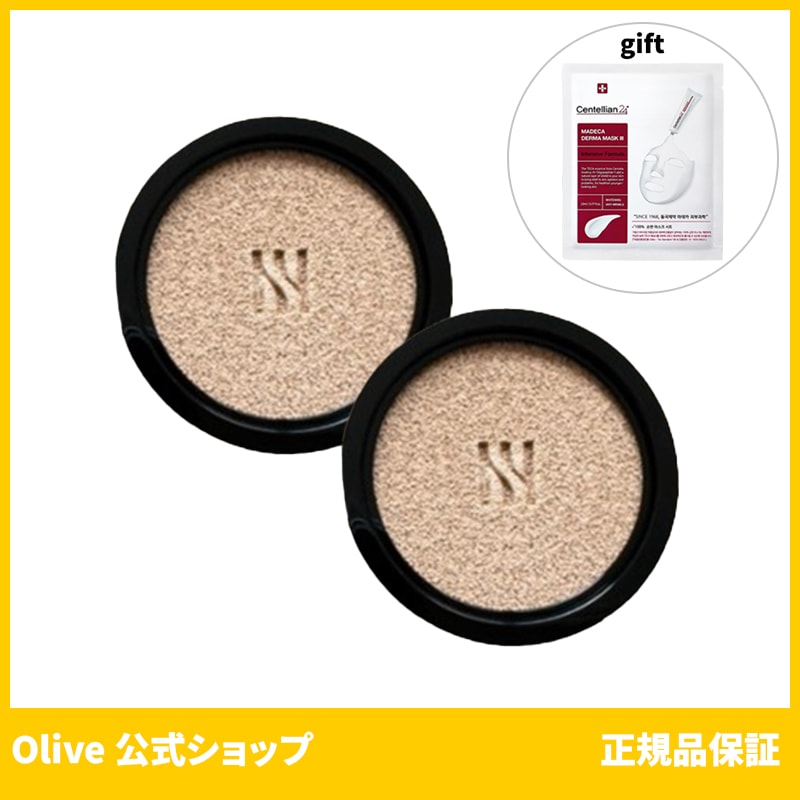 [2024リニューアル] ヘラ hera クッションファンデ 公式 リフィル 2個 新作 カラー カバー力 ブラッククッション 13n1 17n1 21n1 21c1 23n1 23c1