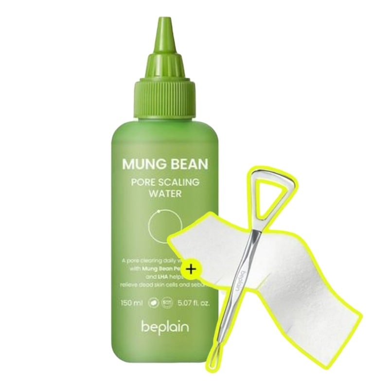 緑豆 毛穴スケーリングウォーター 150ml(+化粧コットン40枚/スケーラー), 1個 / 韓国 おすすめ 人気 毛穴 ピーリング トナー 化粧水 皮脂軟化剤