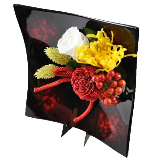 プリザーブドフラワー カスミ皿