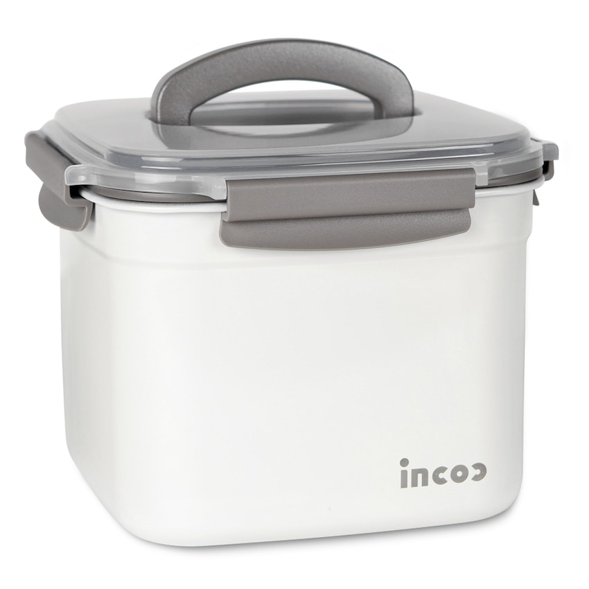 インコックステンコッククリームステン密閉容器正四角 4号 5.5L