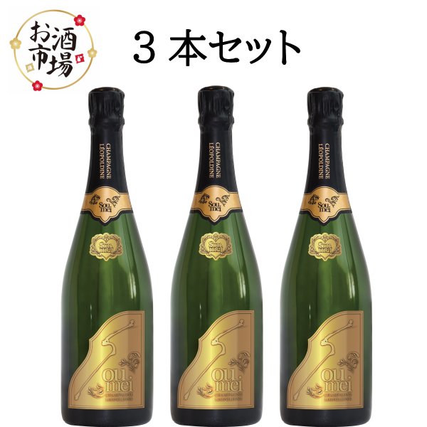 正規品SOUMEIソウメイブリュット 750ml3本