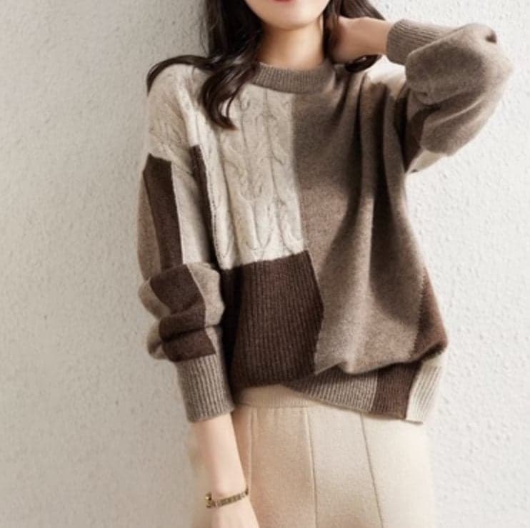 トップス デート カットソー ニットソー セーター 袖あり 長袖 かわいい 大人可愛い きれいめ シンプル カジュアル 大人 上品 おしゃれ お洒落 かっこいい レトロ 大人女子 こなれ感 キュート