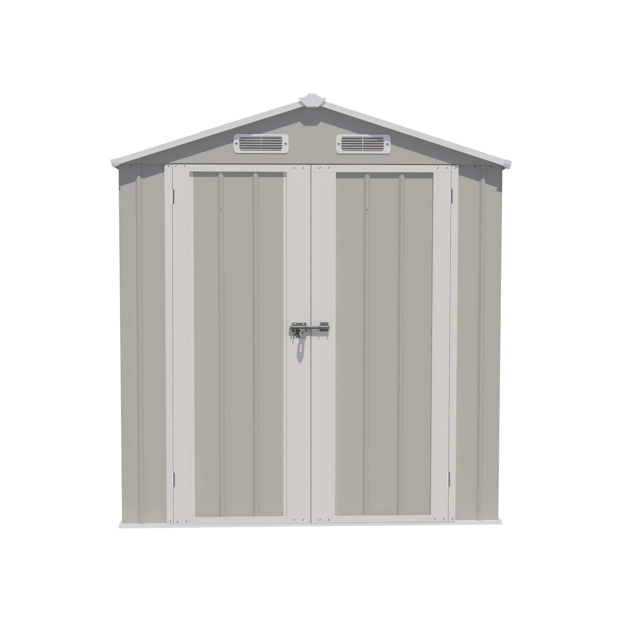 【国内発送】【可動棚なし】物置 屋外 スチール 倉庫 戸外収納庫 幅173*奥行き107*高193 物置き おしゃれ 大型 収納庫 屋外物置 防さび ベランダ 防水 ドア スチール物置 屋外収納 ガー