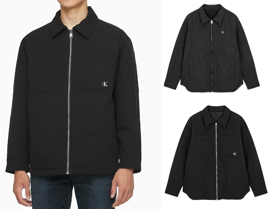 Reversible Padded Shirt Jacket (J326601 )