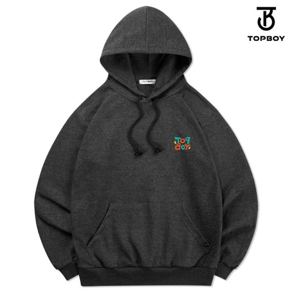 (TOPBOY) 両面トイロゴプリントパーカー