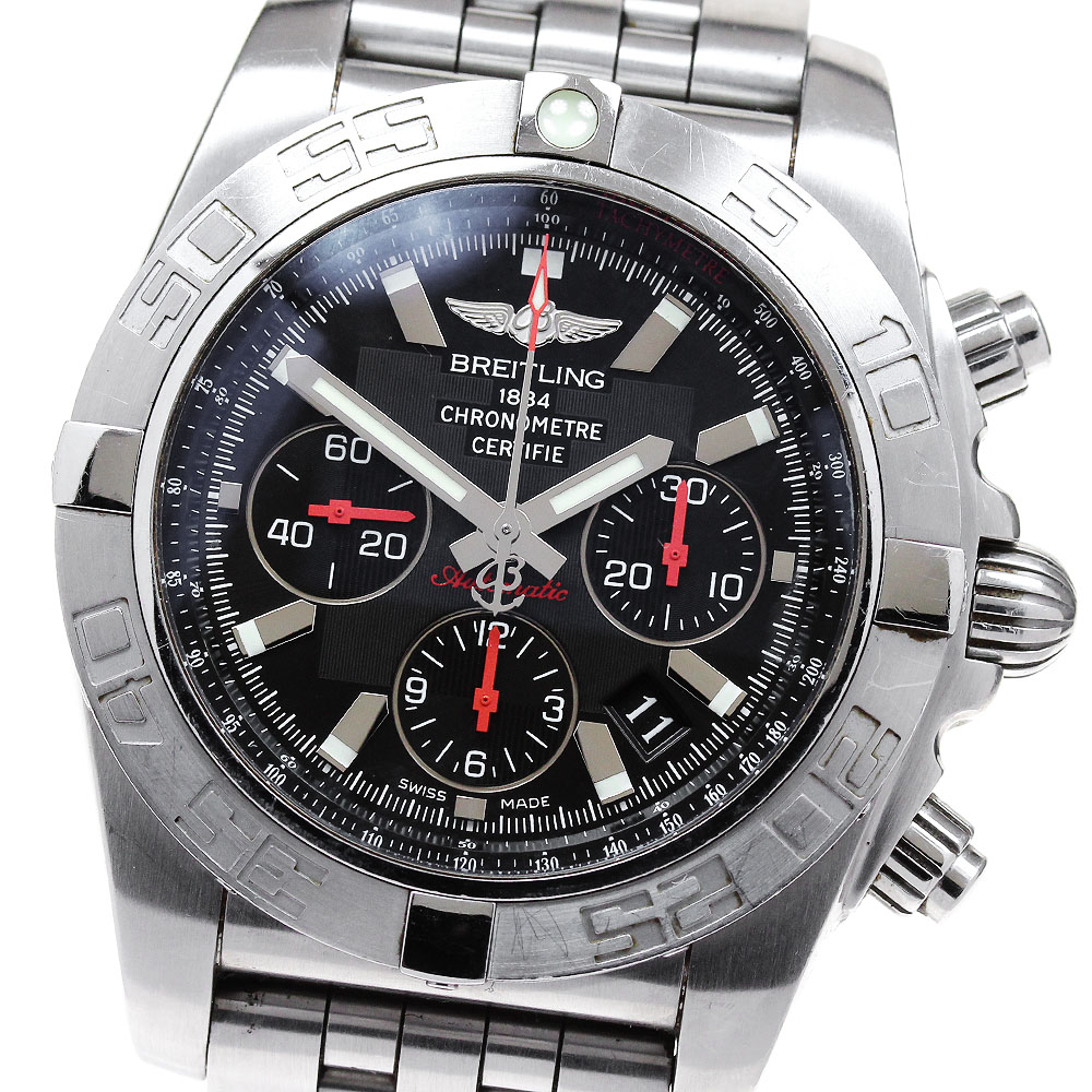 ブライトリング BREITLING AB0111 クロノマット44 デイト 自動巻き メンズ _831045【中古】その他 ブランド腕時計