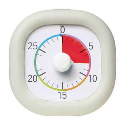 他サイト： トキ・サポ 時っ感タイマー 色で時間経過実感 30分アイボリー ソニック LV-5311-Iの商品画像