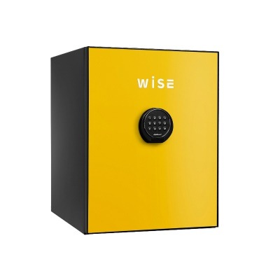 【設置無料】ディプロマット デジタルテンキー式 デザイン 金庫 (WiSE) 60分耐火 内容量36L 警報アラーム付 WS500ALY イエロー