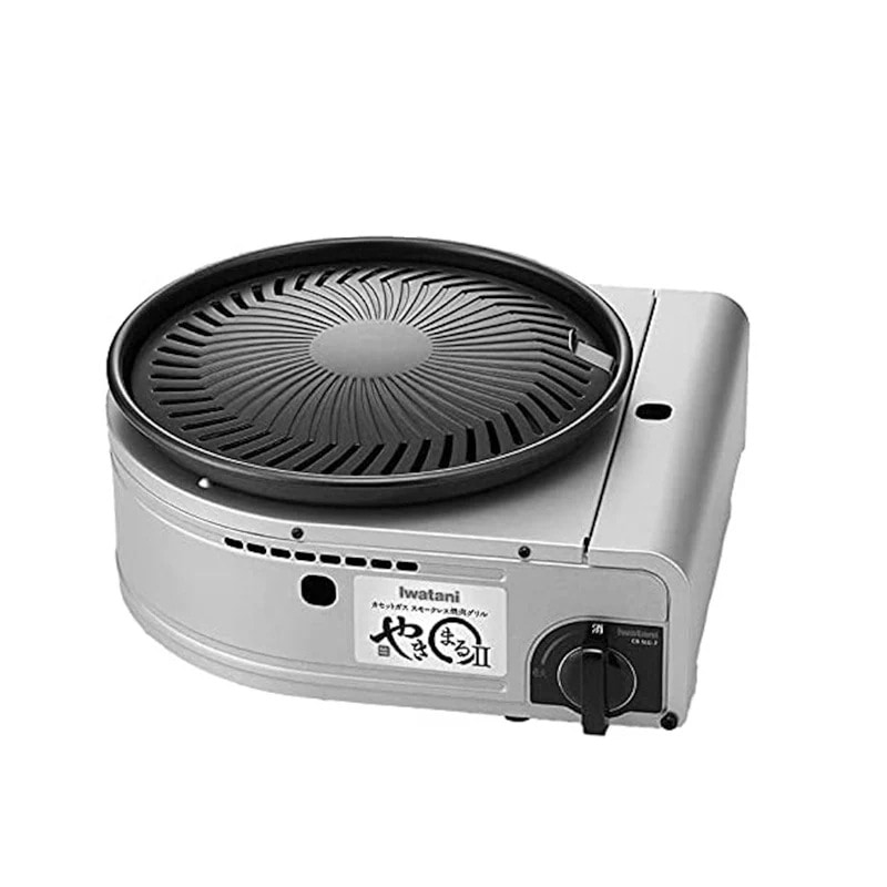 家電 スモークレス 焼肉グリル やきまる2 CBSLG2 シルバー ブラック　カセットガス 7,860円