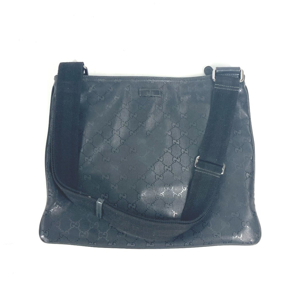 ショルダーバッグ 201446 GG インプリメ 斜め掛け カバン GGインプリメ ブラック