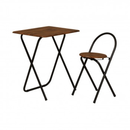 弘益(KOEKI) UTILITY ライクビンテージ フォールディングテーブルセット ブラウン VTC6050BR