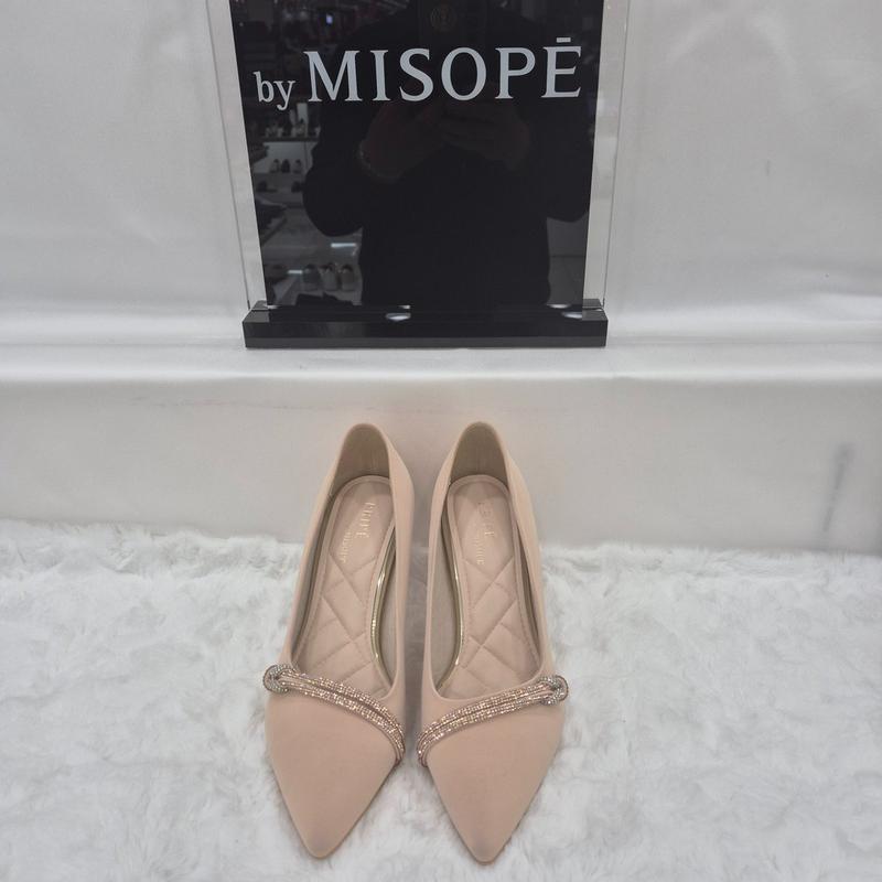 By 女性 ジュエルポイントパンプス 112HT411SS007 LPINK 3 JJ