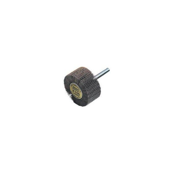 TRUSCO UF1025 フラップホイール 外径100X幅25X軸径6 (5個入) #100 メーカー直送