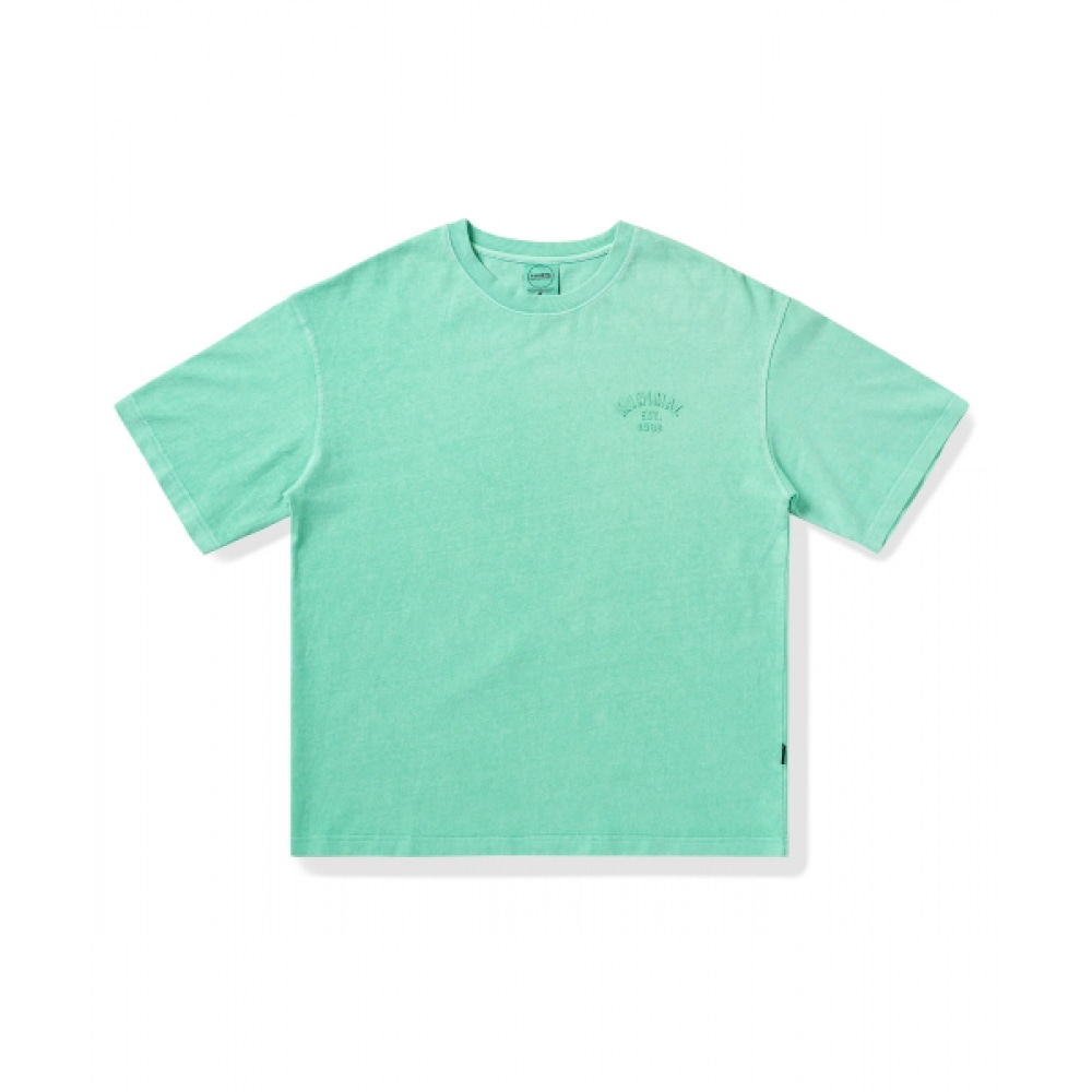 MINIMALPROJECT ミニマリストアップリケアーチロゴショートスリーブ Tシャツ MST158 [ミント]