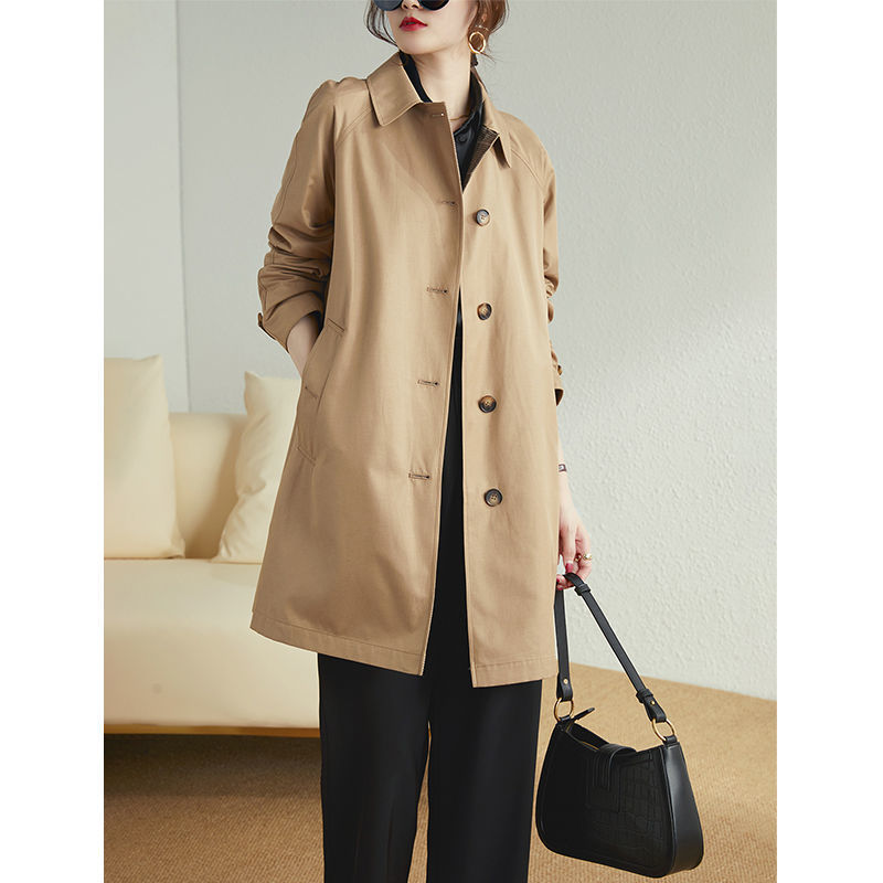 目玉商品 超人気 スプリングコート トレンチコート レディース 秋服 春 ロング Aライン ベルト付き オシャレ 着痩せ アウター 韓国風 通勤 オシャレ