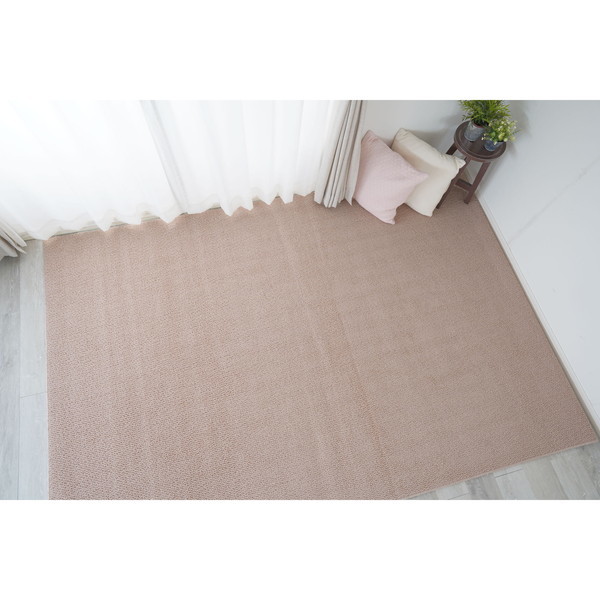 スミノエ 13472828 ピースカーペット ポルコ 江戸間6帖 ローズ メーカー直送