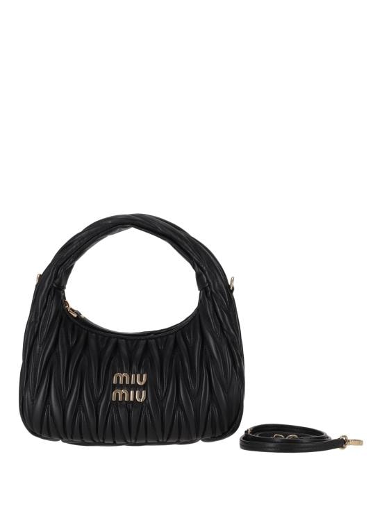 MIU MIU Women Messenger Bags 5BC125VOOYAN88 F0002 NERO