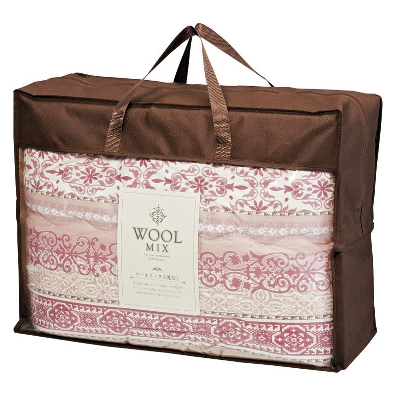 ウールミックス ウール混肌ふとん ローズ C-A