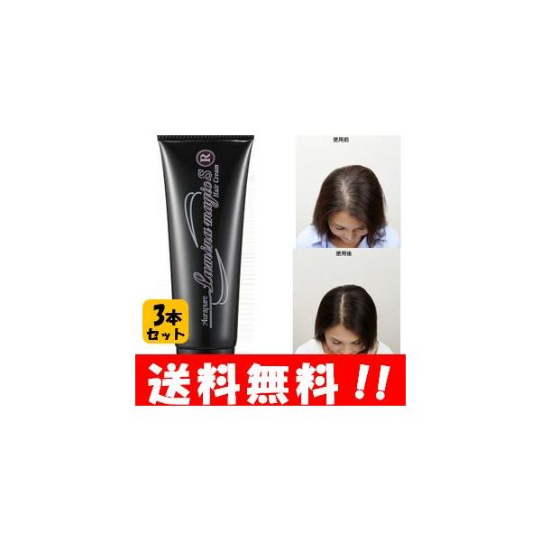 【送料無料】ルミナマジックＳＲ 40g３本セット！【メーカー正規品】光にあたるだけで白髪が染まるヘアクリーム！手軽で便利なヘアカラー 白髪染め