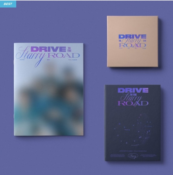 [ell29] [3点セット] ASTROアルバム 正規3集 DRIVE TO THE STARRY ROAD_ポスター贈呈終了_未開封新品