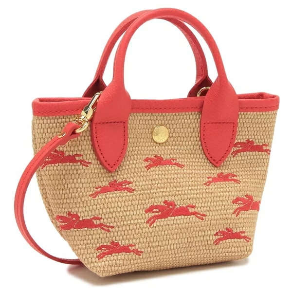 ショルダーバッグ ハンドバッグ パニエ プリアージュ レッド レディース 10206 HCF 218