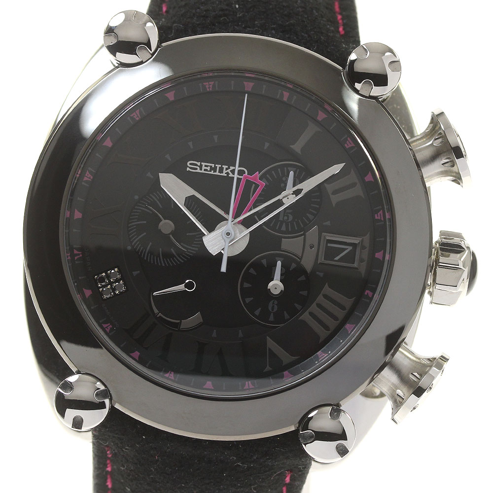 セイコー SEIKO SBLA107/5R86-0AP0 ガランテ ショップ限定モデル スプリングドライブ メンズ 良品 箱付き_827856【中古】